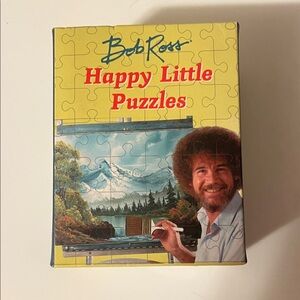 New Bob Ross Happy Little Puzzles - Yellow Box
